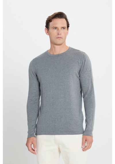 AC&Co / Altınyıldız Classics Standart Fit Normal Kesim Erkek Bisiklet Yaka Triko Gri Melanj 4A4923100006GMJL Gri Melanj AC&Co / Altınyıldız Classics Standart Fit Normal Kesim Erkek Bisiklet Yaka Triko Gri Melanj 4A4923100006GMJL Gri Melanj