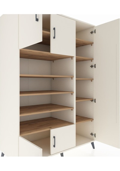 Kronos Dolap 11 Raflı 5 Kapaklı 132x59x195 Aytaşı-aytaşı/çam Aytaşı Kronos Dolap 11 Raflı 5 Kapaklı 132x59x195 Aytaşı-aytaşı/çam Aytaşı