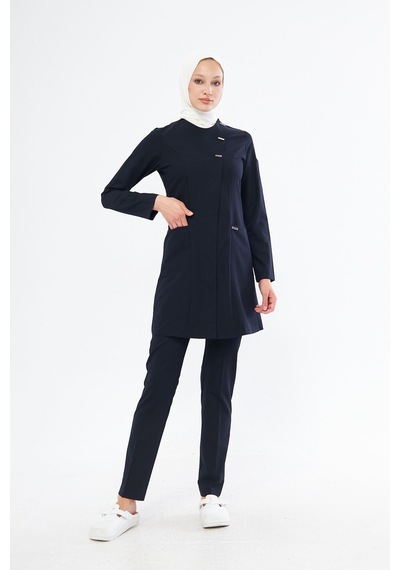Elegance Kadın Tesettür Takım - Lacivert Lacivert