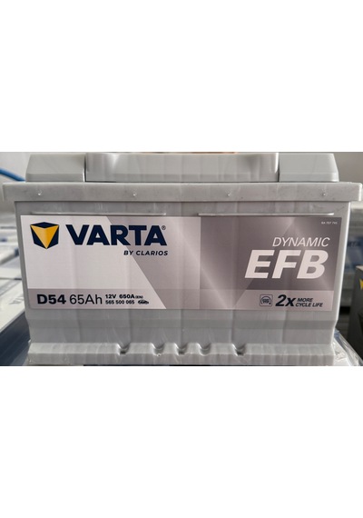 Varta / D54 Efb 65 Amper Start-stop Akü 2025 Tarihli