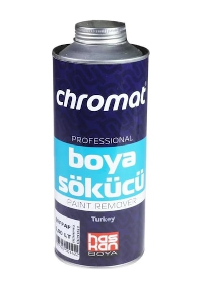 Haskan Chromat Metal Kaporta Kuvvetli Boya Sökücü 1 Kg-1 Kg \ 0,8 Lt