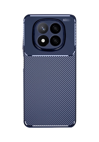 Xiaomi Redmi Note 14 Pro 4g Kılıf Auto Focus Karbon Kapak - Lacivert 0.2M-Çok Renkli