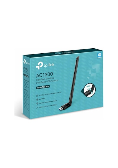 Tp-link Archer T3u Plus, Ac600 Mbps Antenli Wireless Usb Adaptör