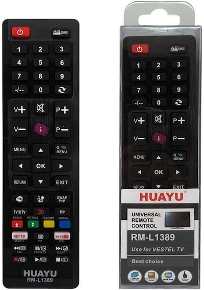 Huayu Rm-l1389 Netflix - Youtube Tuşlu Vestel Universal Lcd Led Tv Kumandası