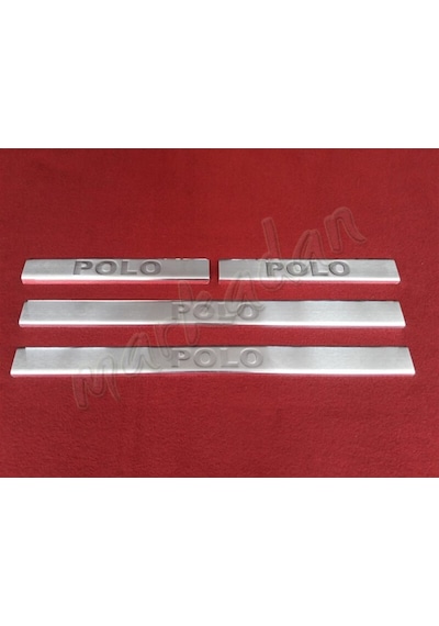 Db Chrome Vw Polo Krom Kapı Eşiği 2005-2009 4 Parça P.Çelik