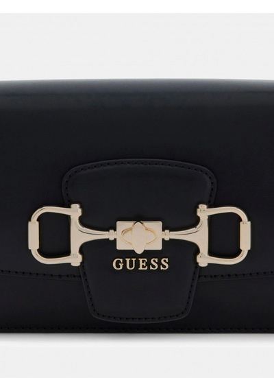 Guess Janie Dönüştürülebilir Kapaklı Kadın Siyah Çapraz Çanta Hwvg9910210-bla