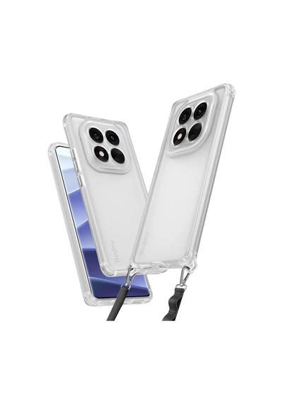 Newface Xiaomi Redmi Note 14 Pro 5g Kılıf Penta Silikon Kılıf - Şeffaf