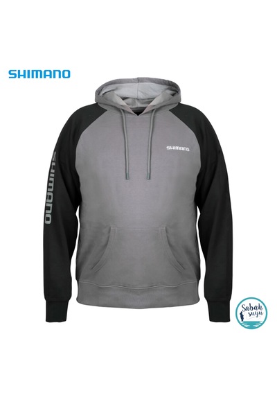 Shimano Pull Over Hoodie Gri