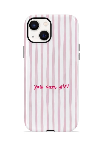 Apple iPhone Uyumlu 15 Vorian Çift Katmanlı Kılıf You Can Girl