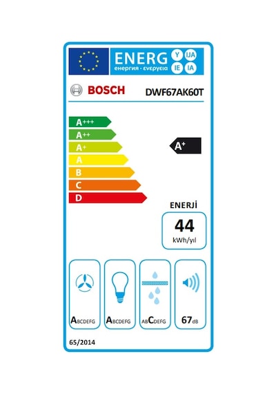 Bosch DWF67AK60T 60 CM Duvar Tipi Davlumbaz