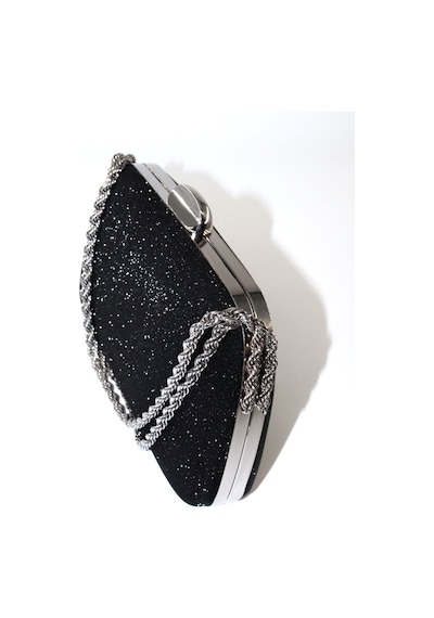 Keeba Palsim Siyah Abiye Çanta. Clutch Siyah Simli Gece Çantası. Abiye Çanta Siyah. Siyah Abiye Çantası. GÜMÜŞ