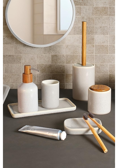 Elegance Banyo Seti 6 Parça Çok Renkli