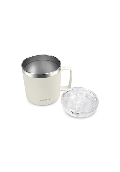 Karaca Thermal Çelik Mug 420 Ml Krem
