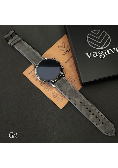 Vagave Huawei Watch GT / GT2 / GT3  Deri Kordon 20-22 MM