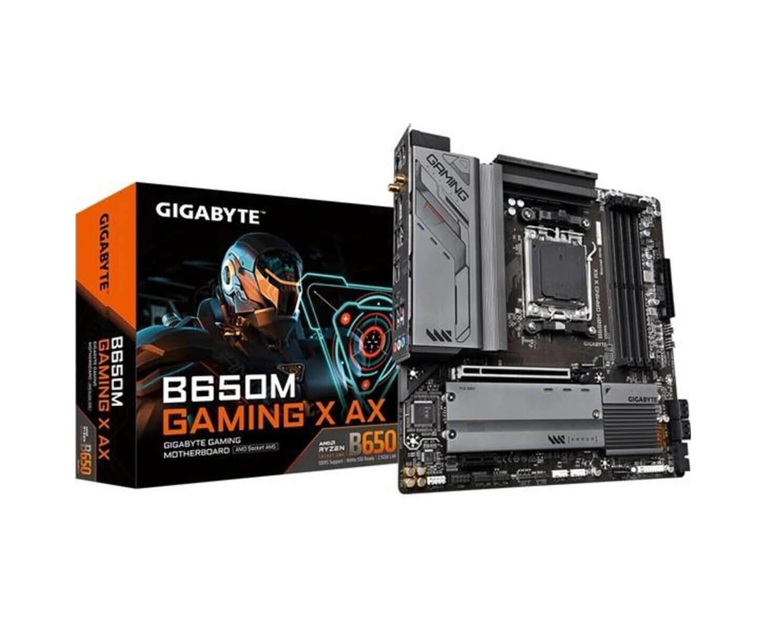 B650m Gamıng X Ax Wıfı-6e Ddr5 Hdmı Dp Pcıe 16x V4.0 Am5 Matx-116270