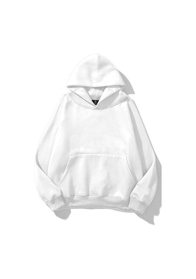 Prtnc Protonic Unisex Beyaz Basic Sweatshirt Hoodie Beyaz