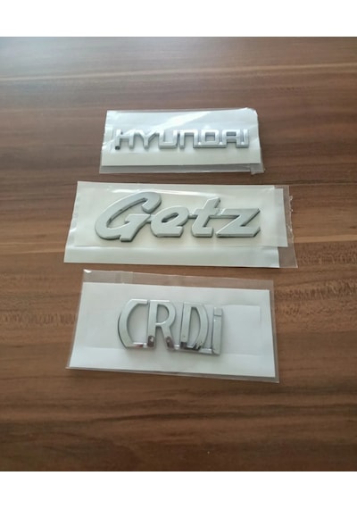 Hyundai Getz Crdi Arka Bagaj Yazısı 3lü Takım Set