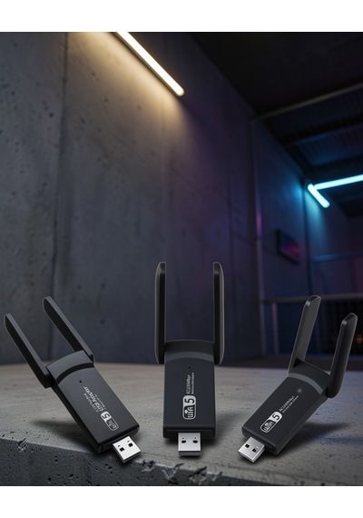 Usb Wifi Adaptörü 5g Destekli Dual-band Uczzzwifiadaptör-2