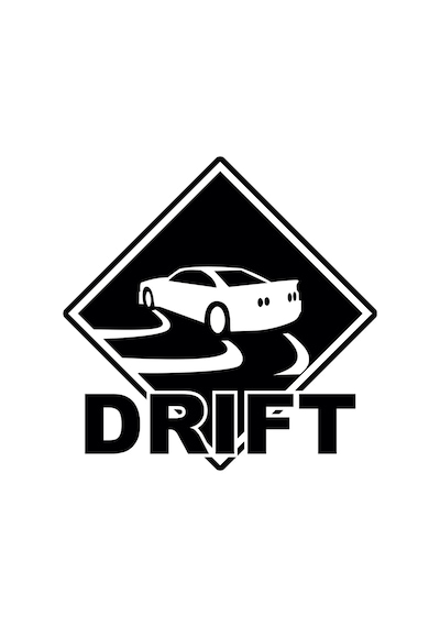 Drift Sticker, Oto Sticker, Modifiye Sticker 12x12 Cm