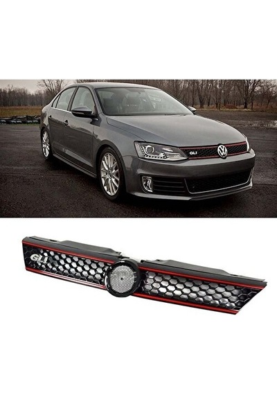 Jetta Gli Ön Panjur Izgara Kırmızı Şeritli 2011 / 2015