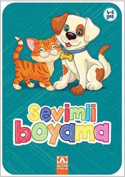 Sevimli Boyama - Turkuaz- Altın Kitaplar