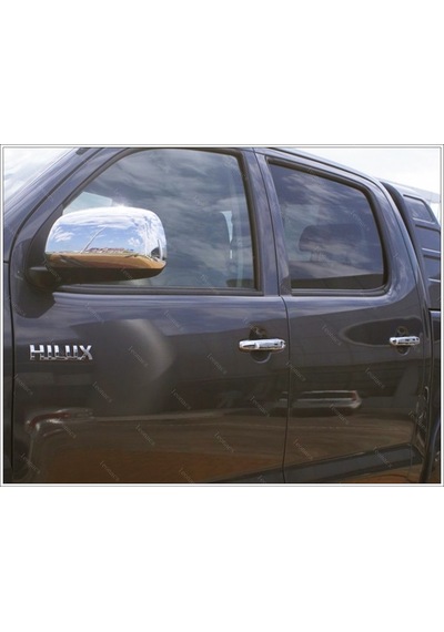 Toyota Uyumlu Hilux Krom Ayna Kapağı 2 Prç 2005-2015 Arası P.çelik