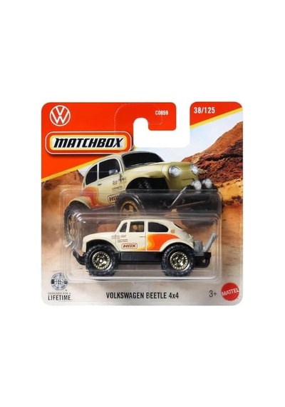 C0859 1:64 Tekli Arabalar Volkswagen Beetle 4x4 Jhp26 Açık Bej