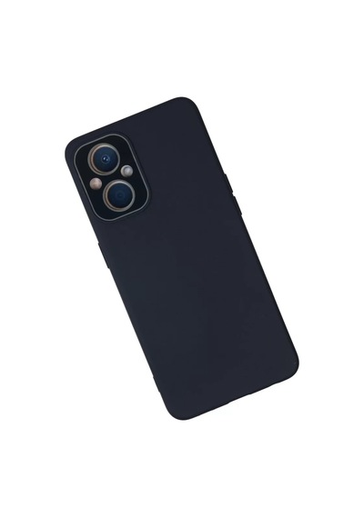 Reno 7 Lite Kılıf Lansman Glass Kapak - Lacivert
