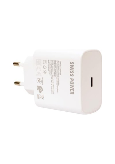 Swiss SWS-S1W Power 45 W Type-C Pd Hızlı Şarj Adaptörü Beyaz