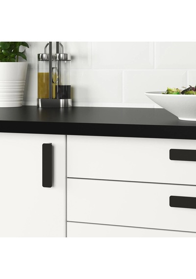 Ikea Hackås 2'li Mobilya Kulpu 100 Mm Siyah