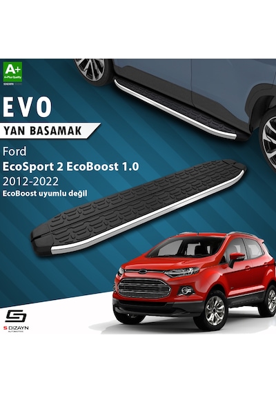 S-dizayn Ford Ecosport 2 Evo Krom Yan Basamak 173 Cm 2012 Üzeri