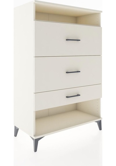 Hyperion Dolap Tek Raflı 3 Çekmeceli 88x44x134 Aytaşı-aytaşı Aytaşı
