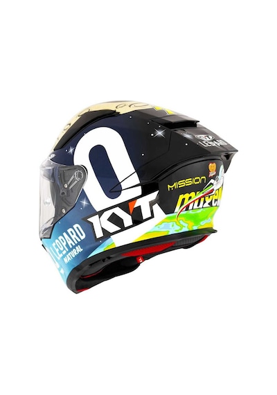 Kyt R2r Max Foggıa Mugello 2022 Edıtıon Kapalı Kask Beyaz - Bej - Lacivert