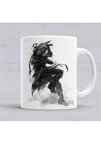 Assassins Creed Dark Black Kupa Bardak Porselen No36103 Karışık