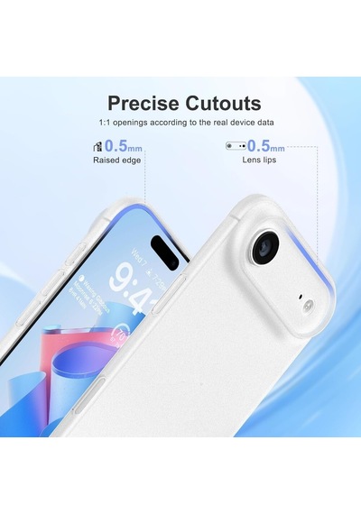 Teleplus Apple Uyumlu iPhone 17 Air Kılıf 0.3mm Ultra Thin Hayalet Pp Kapak