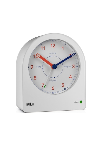 Braun Bc22tw Beyaz Tıme Teachers Analog Alarmlı Masa Saati Brn.bc22tw