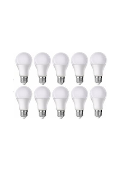 9 Watt Led Ampul E27 Smd Enerji Tasarruflu Beyaz Renk 10 Adet