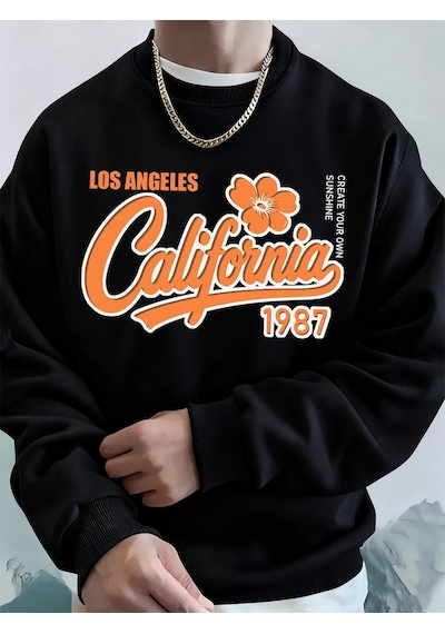 Startmore Tarzsokak Los Angeles Kaliforniya 1987 Baskılı Erkek Sweatshirt Kışlık Bol Kapüşonlu Spor Bisiklet Yaka Siyah Startmore Tarzsokak Los Angeles Kaliforniya 1987 Baskılı Erkek Sweatshirt Kışlık Bol Kapüşonlu Spor Bisiklet Yaka Siyah