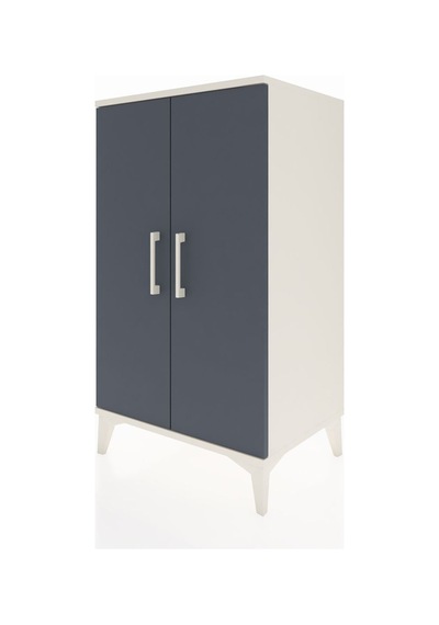 Hyperion Komodin 2 Raflı 2 Kapaklı 60x44x106 Aytaşı-antrasit Aytaşı