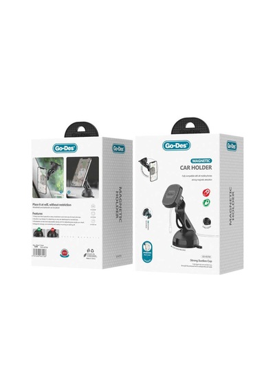 Go Des GD-HD704 Magnetic Araç Telefon Tutucu - ZORE-221196