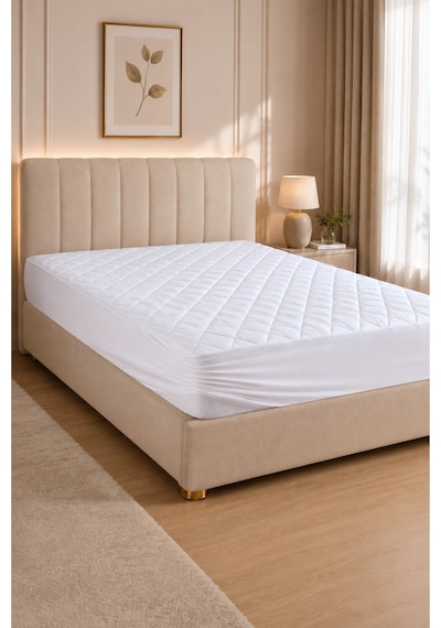 Formeya %100 Pamuk Formeya Alez Fitted Kapitone Yatak Koruyucu