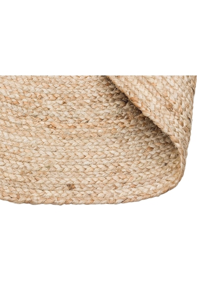 Eko Halı Juno Ech 01R Natural El Dokuma Naturel Jüt Hasır Halı - 90X90