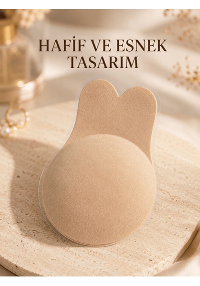 Erdo01ticaret Yeniden Kullanılabilir Destek Pedi Hafif Esnek Ve Konforlu Kullanım Bordo - Krem