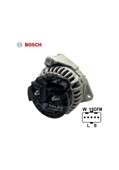 Bosch 24v Alternatör Dinamo 110 A 5 Fiş Soketli W-l-15-s-dfm Man Tga/tgl/tgm/tgs