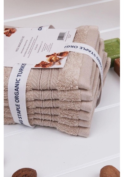 Baveno Indigo Ağacı Bitkisel Organik Boyama 6'lı 33x33 Havlu