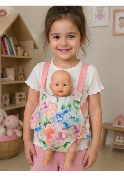 Oyuncak Bebek Kangurusu/kız Çocuk Ana Kucağı 004