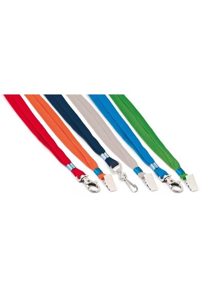 Mas 3540 Kart Askı İpi Metal Klips Beyaz 50 Li
