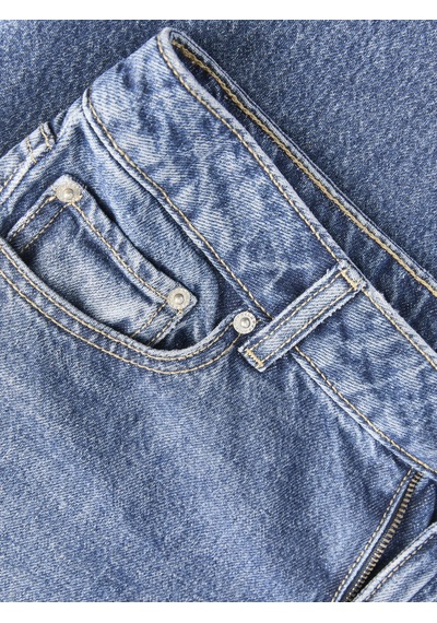 Jjxx Kadın Geniş Kesim Orta Bel Jean - Palma - 12303543 Mavi