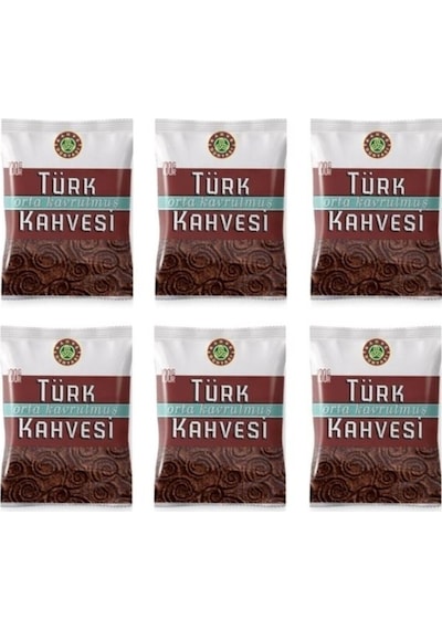 Kahve Dünyası Orta Kavrulmuş Türk Kahvesi 6 x 100 G