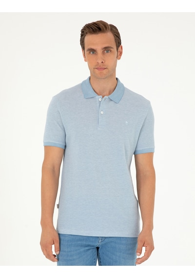 Pierre Cardin Erkek Mavi Tişört 50297406-vr036 Mavi